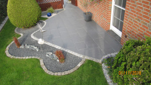 Einfassung Terrasse